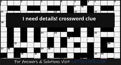 give details crossword clue|Give details.